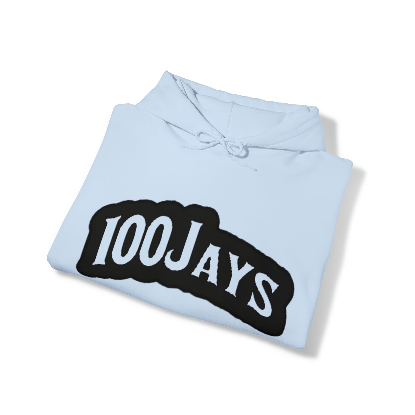 100 Jays Classic Black Unisex Heavy Blend™ Hooded Sweatshirt