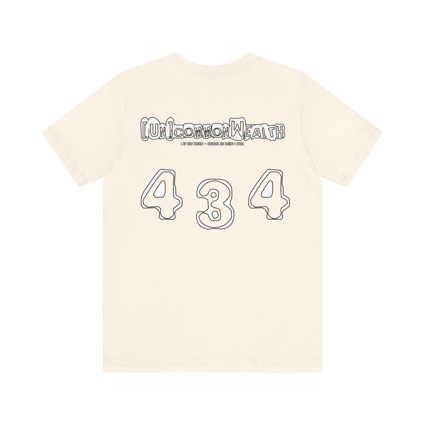 UNCOMMONWEALTH 434 Unisex Jersey Short Sleeve Tee