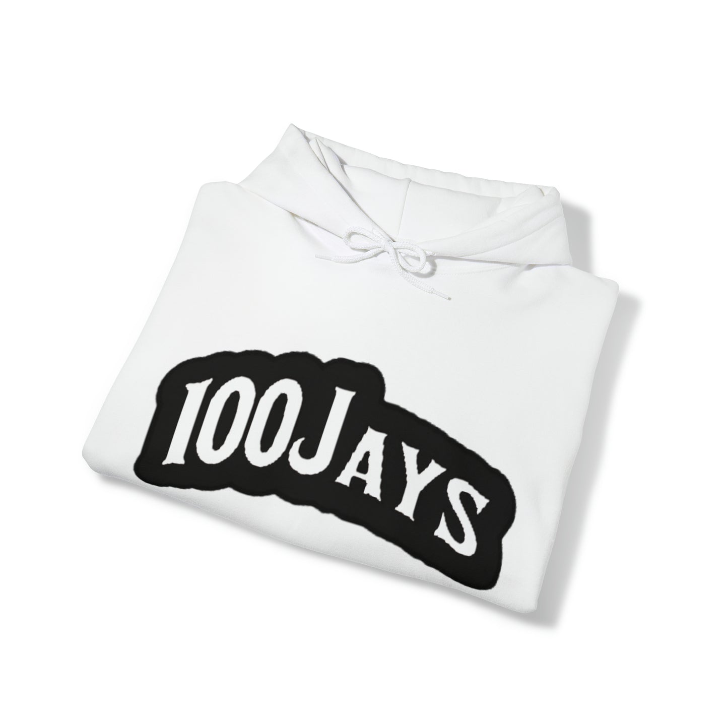 100 Jays Classic Black Unisex Heavy Blend™ Hooded Sweatshirt