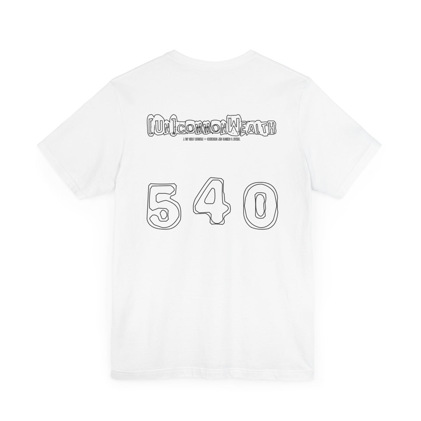 UNCOMMONWEALTH 540 Unisex Jersey Short Sleeve Tee