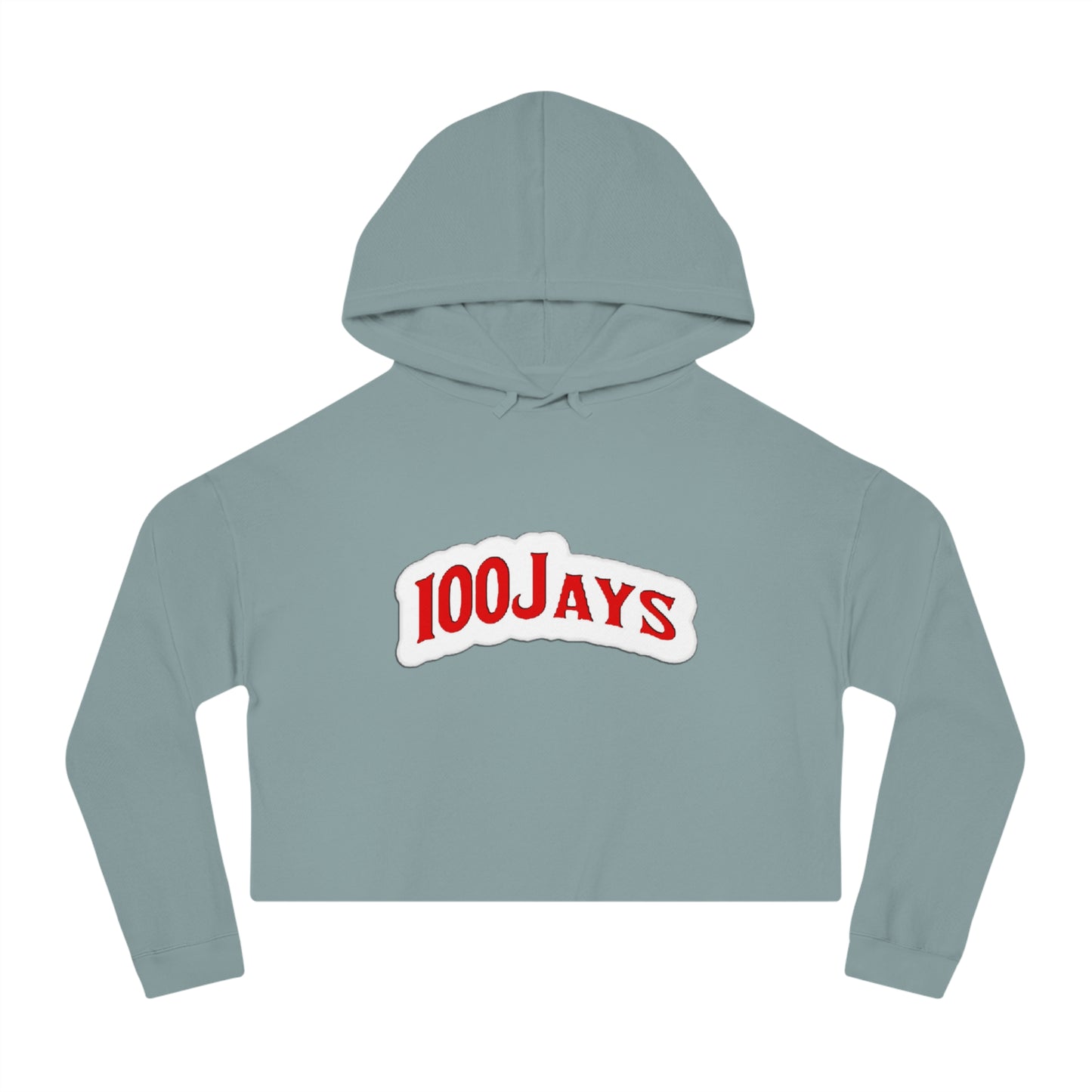 100 Jays Classic Women’s Cropped Hooded Sweatshirt