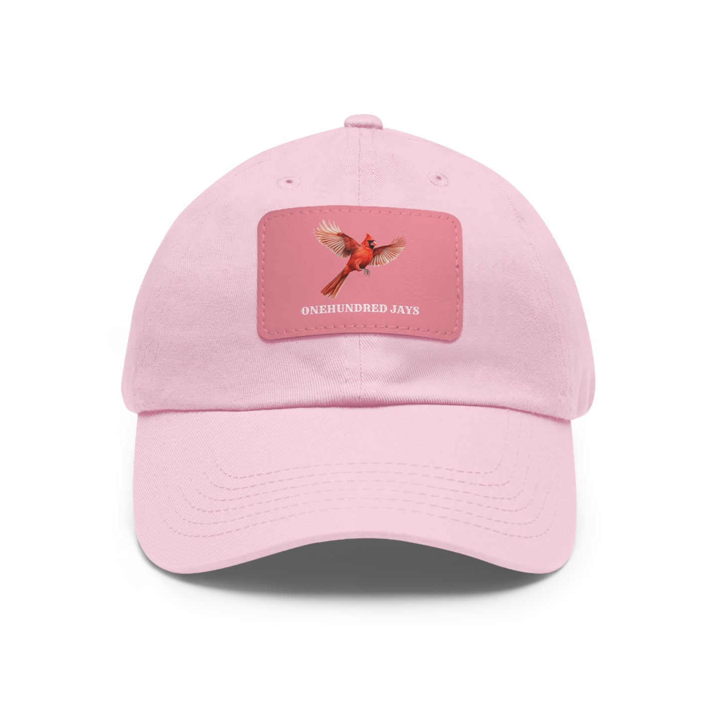 100 Jays Fly High Dad Hat with Leather Patch (Rectangle)