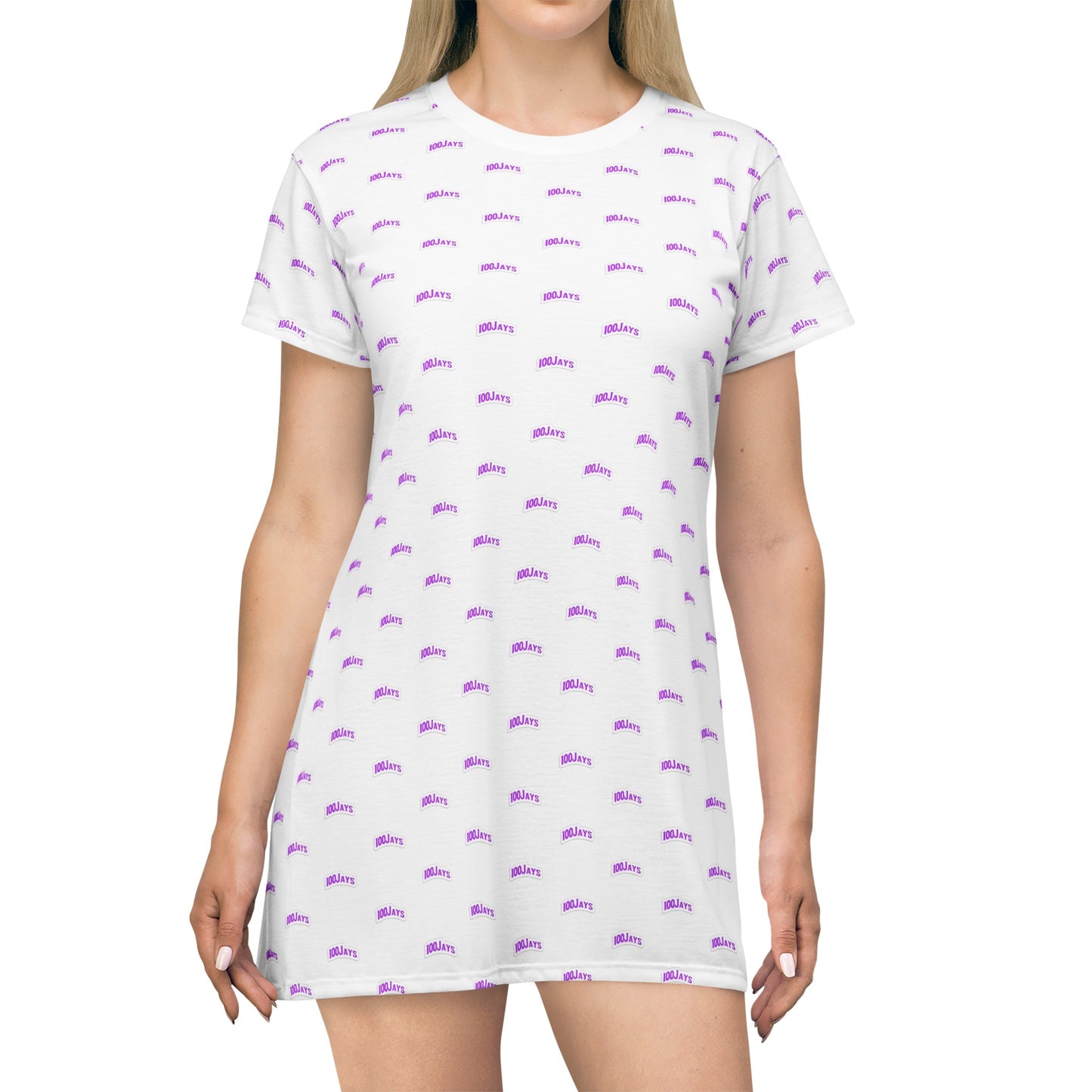 Classic 100 Jays T-Shirt Dress (AOP)