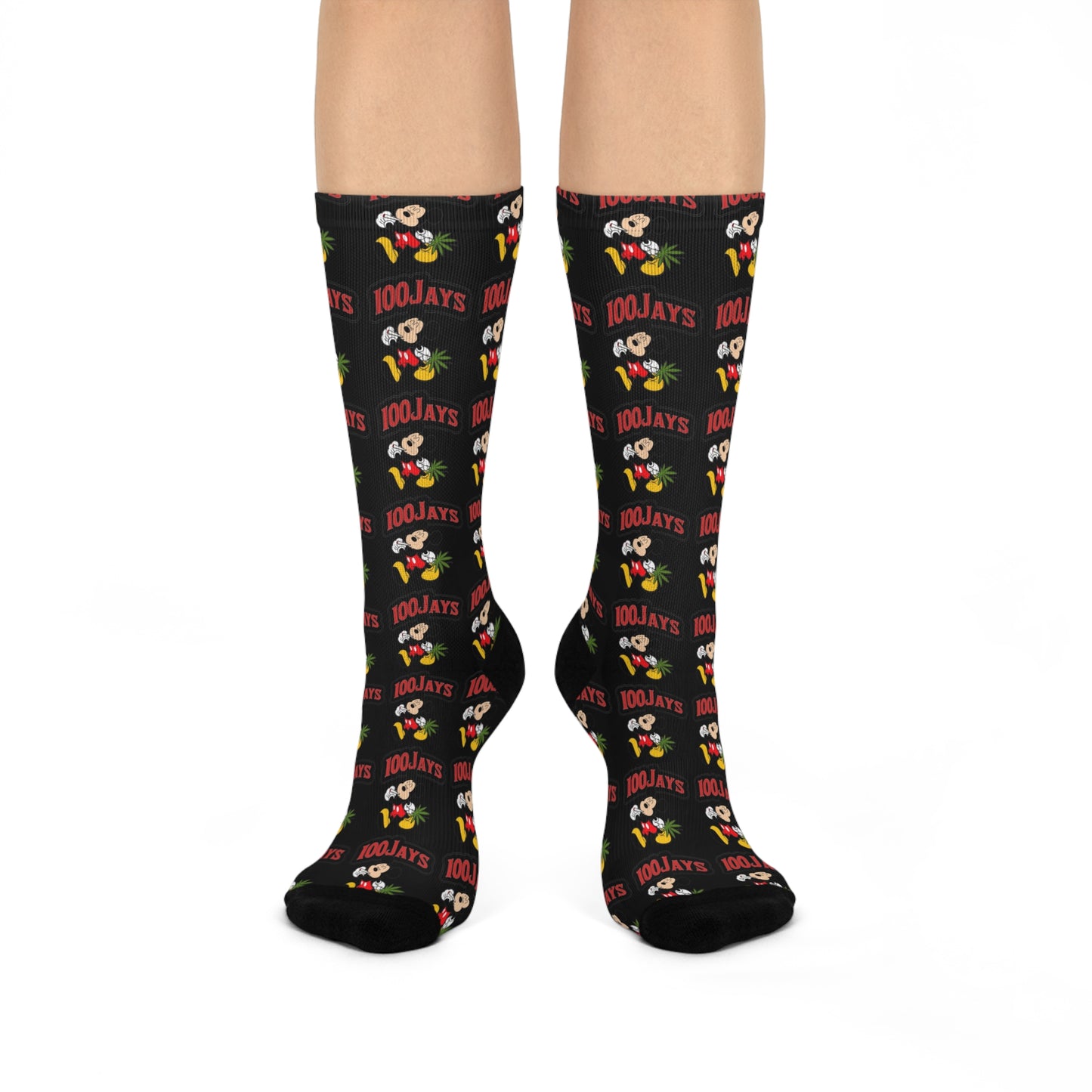 Calcetines acolchados Marijuana Mickey