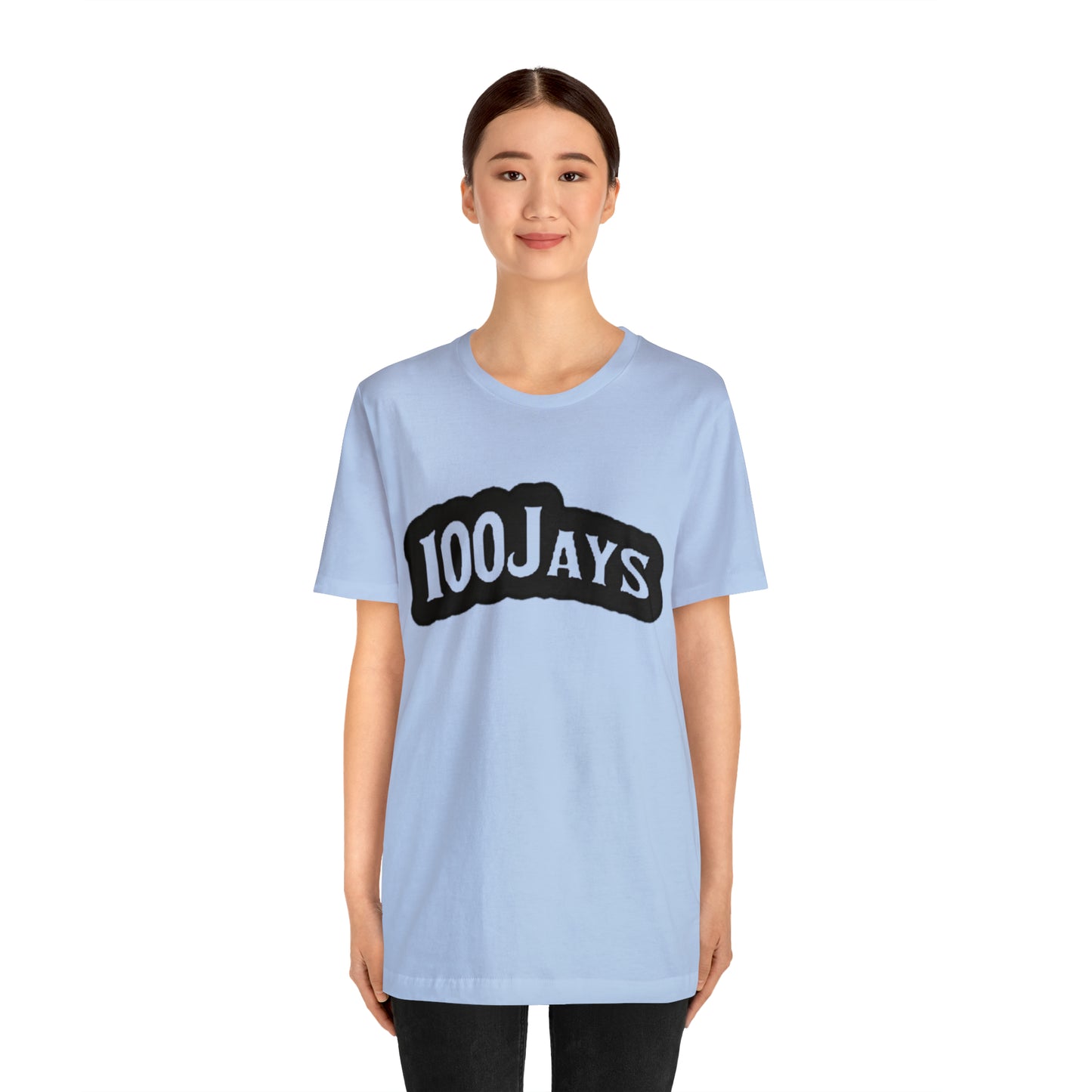 100 Jays Classic Black Unisex Jersey Short Sleeve Tee