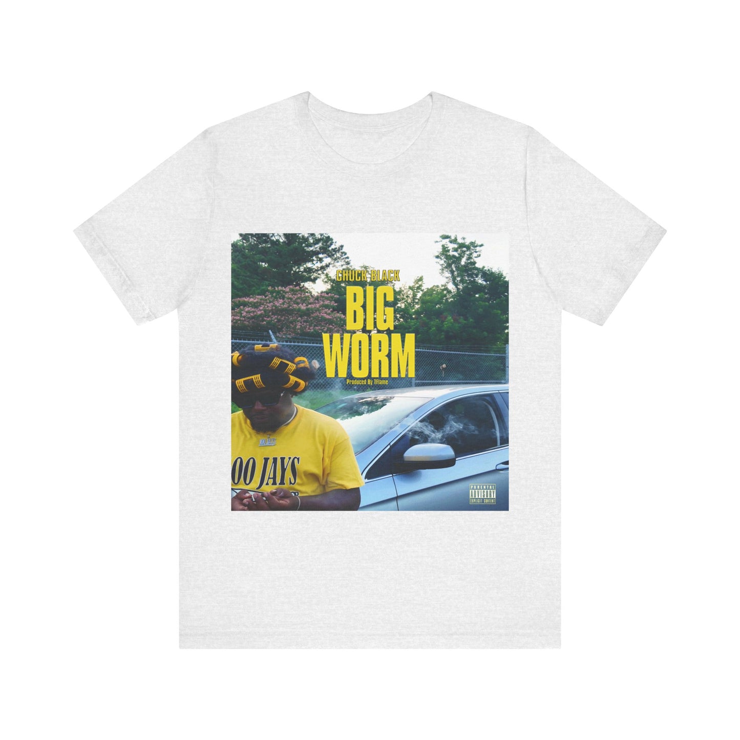 Chuck Black Big Worm Unisex Jersey Short Sleeve Tee