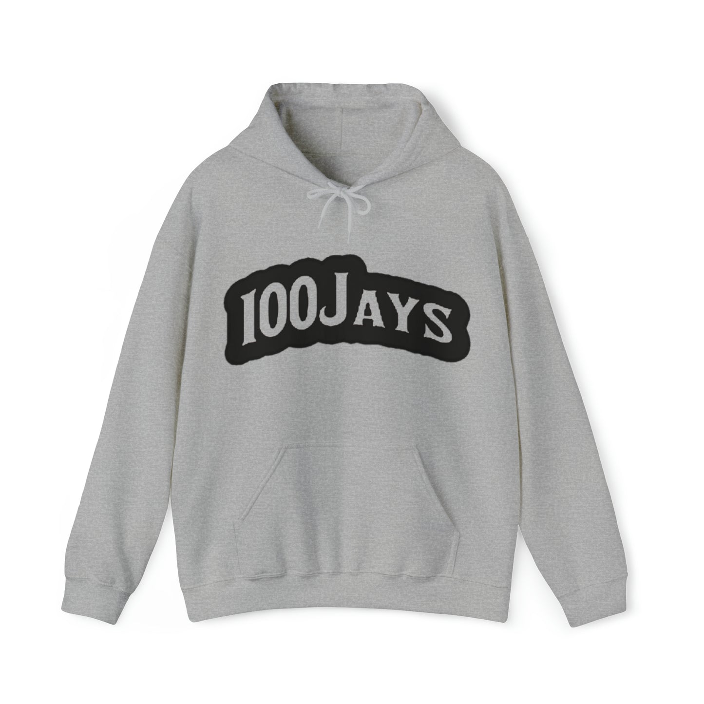 100 Jays Classic Black Unisex Heavy Blend™ Hooded Sweatshirt