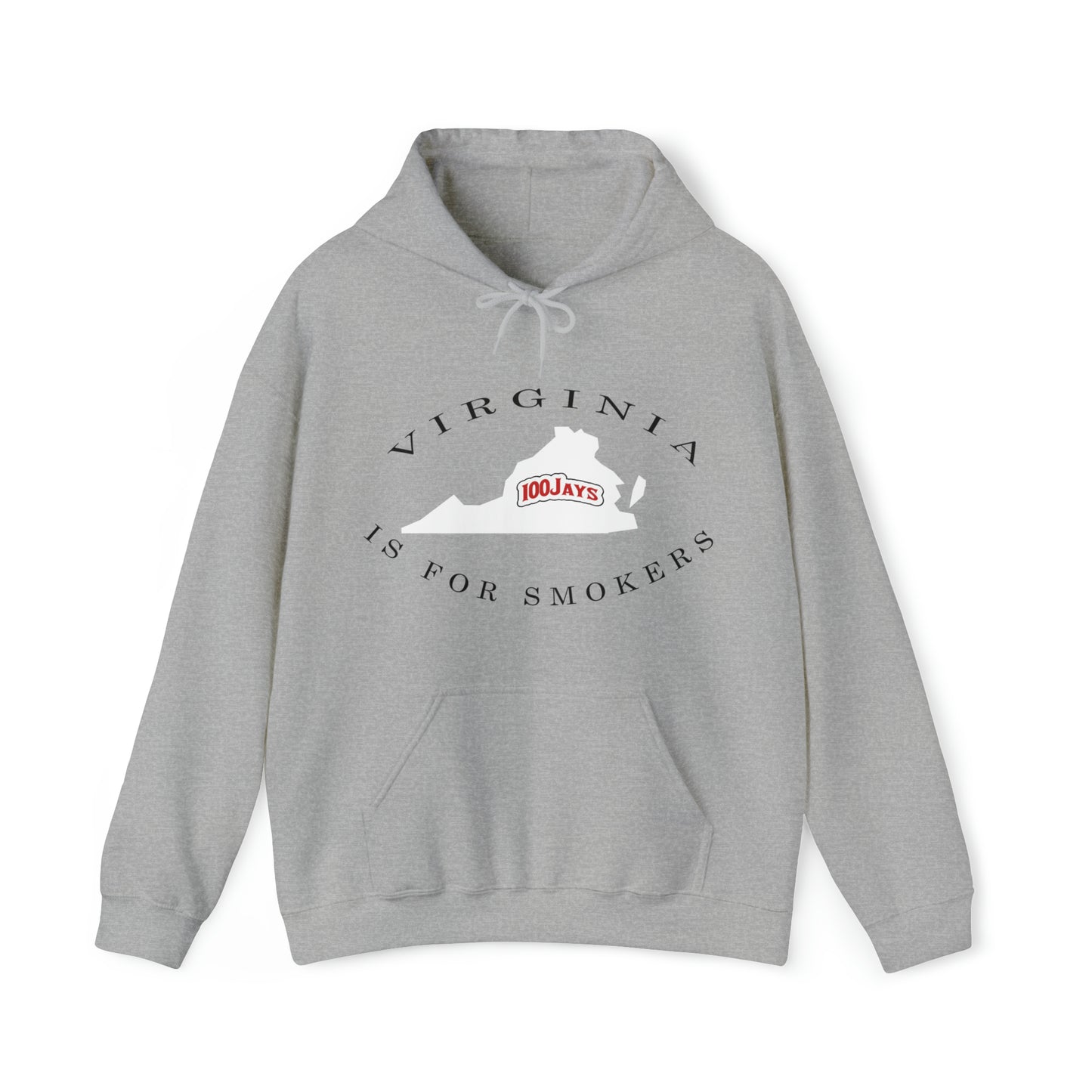 100 Jays Virginia Is For Smokers 2 Unisex Heavy Blend™ Hooded Sweatshirt