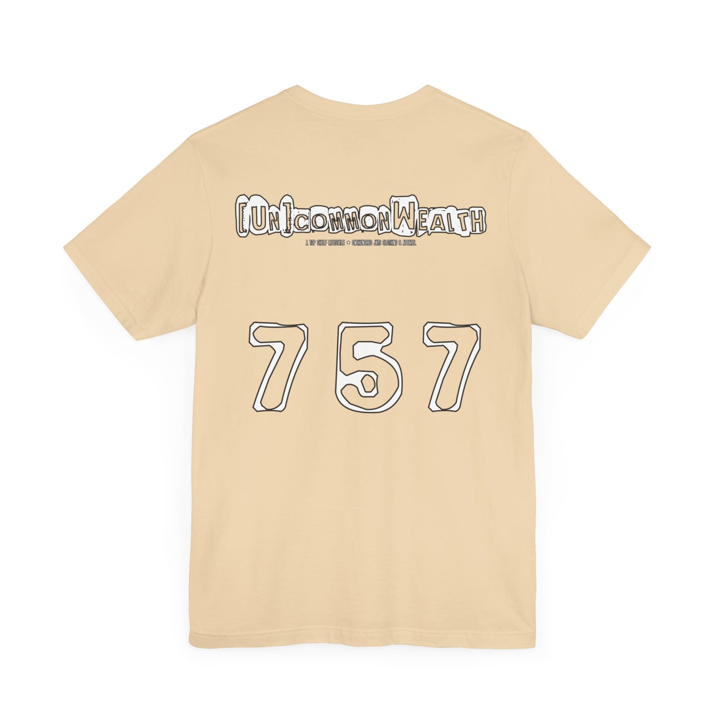 UNCOMMONWEALTH 757 Unisex Jersey Short Sleeve Tee