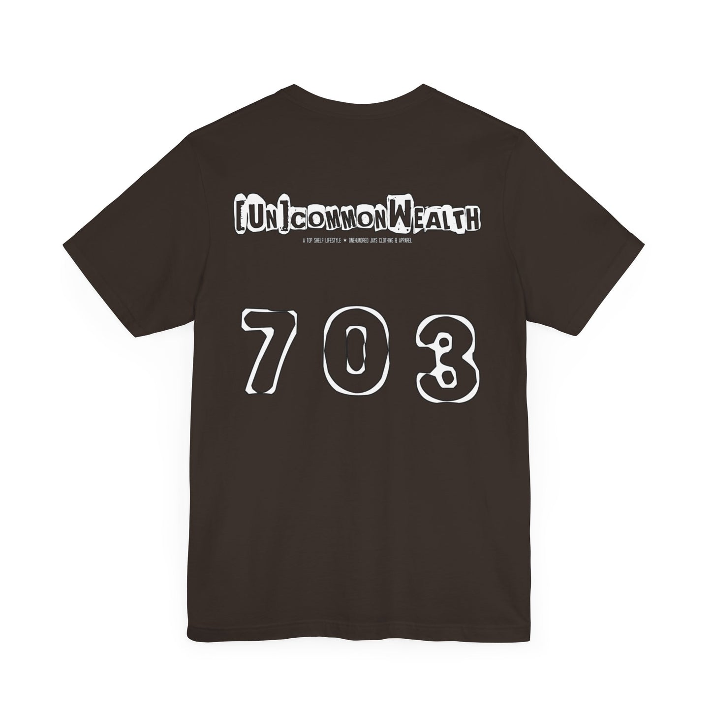 UNCOMMONWEALTH 703 Unisex Jersey Short Sleeve Tee