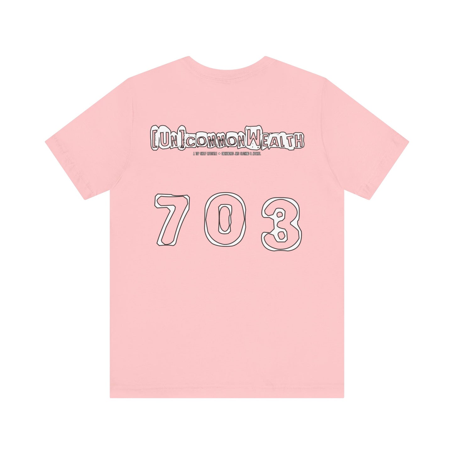 UNCOMMONWEALTH 703 Unisex Jersey Short Sleeve Tee