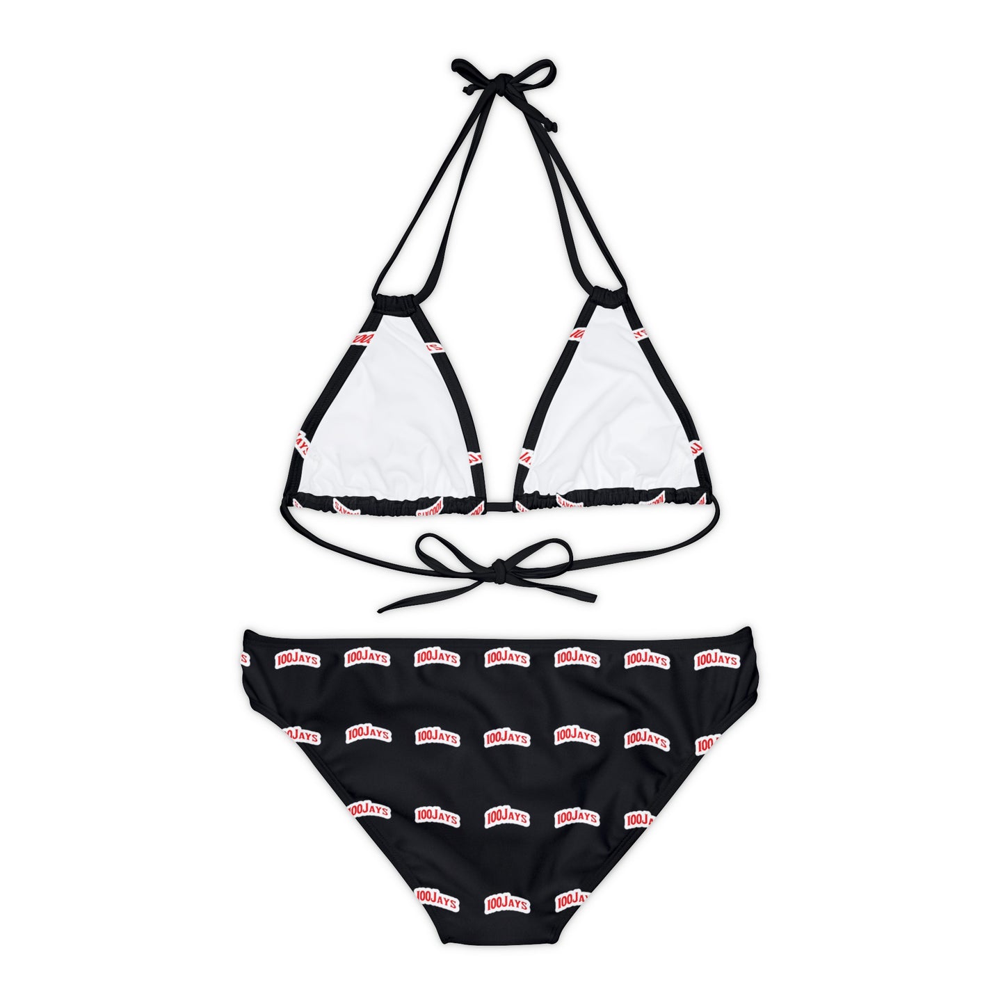 Classic 100 Jays  Strappy Bikini Set (AOP)