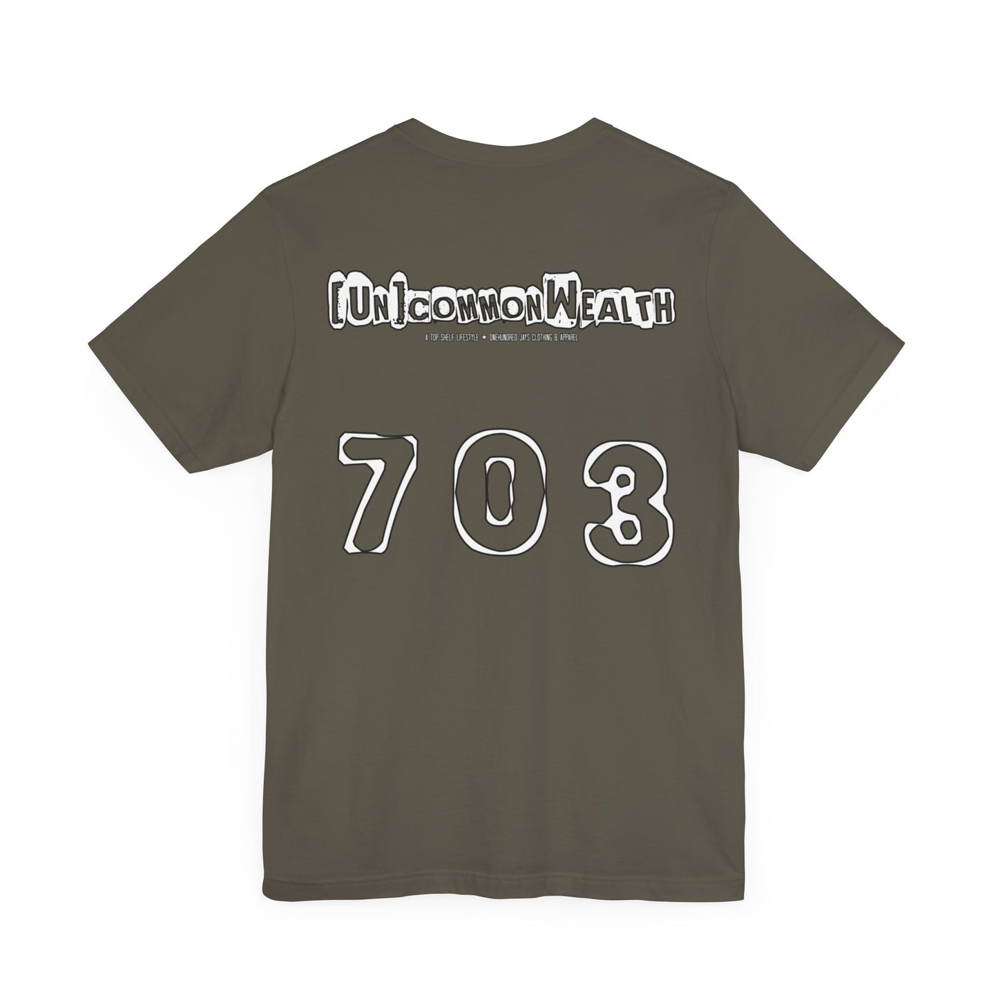 UNCOMMONWEALTH 703 Unisex Jersey Short Sleeve Tee