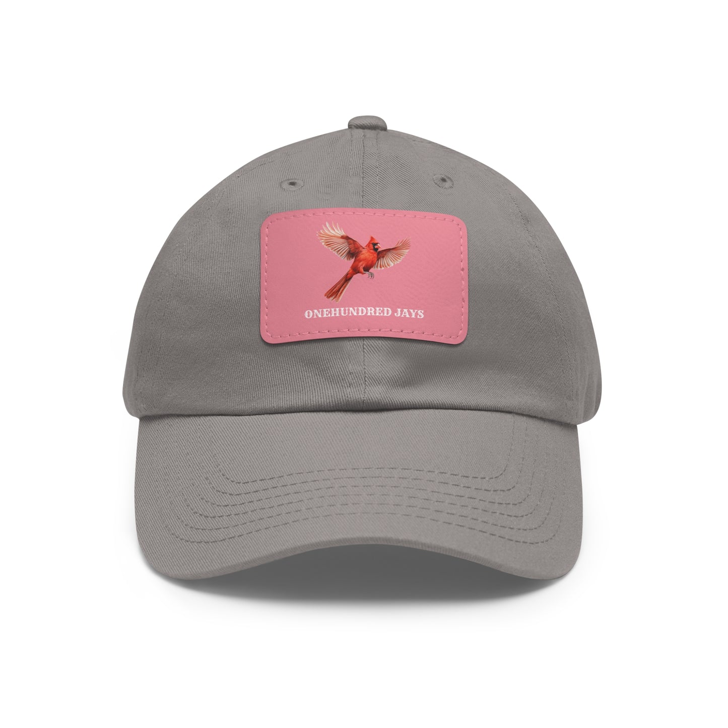 100 Jays Fly High Dad Hat with Leather Patch (Rectangle)