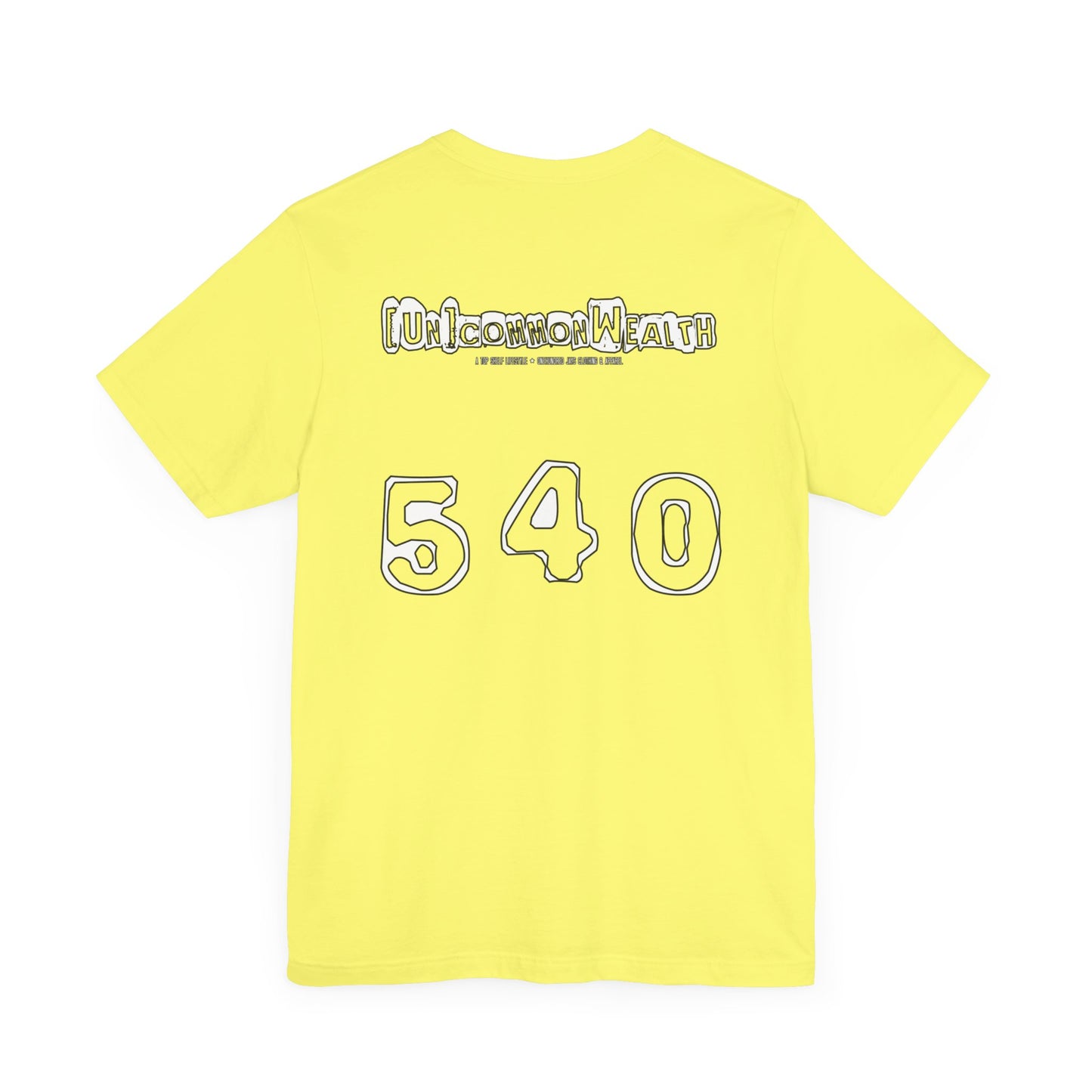 UNCOMMONWEALTH 540 Unisex Jersey Short Sleeve Tee