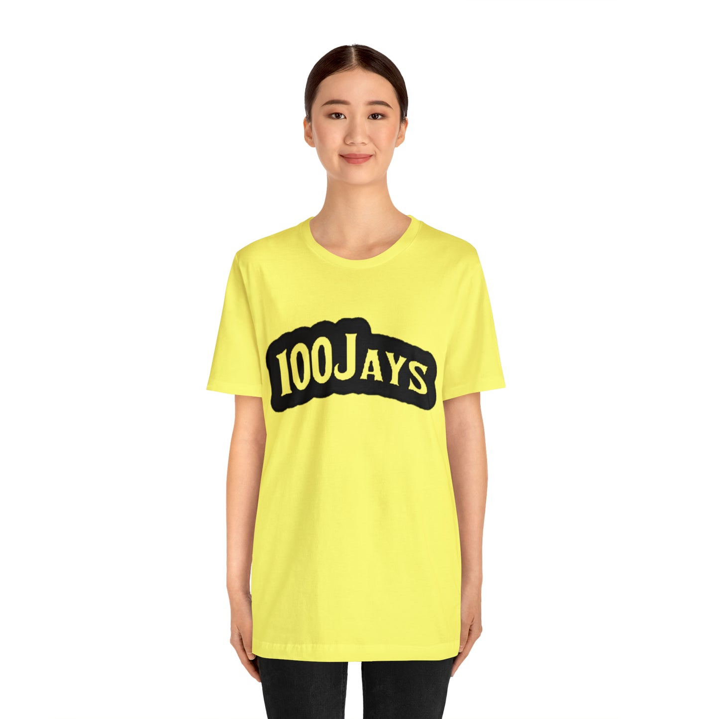 100 Jays Classic Black Unisex Jersey Short Sleeve Tee