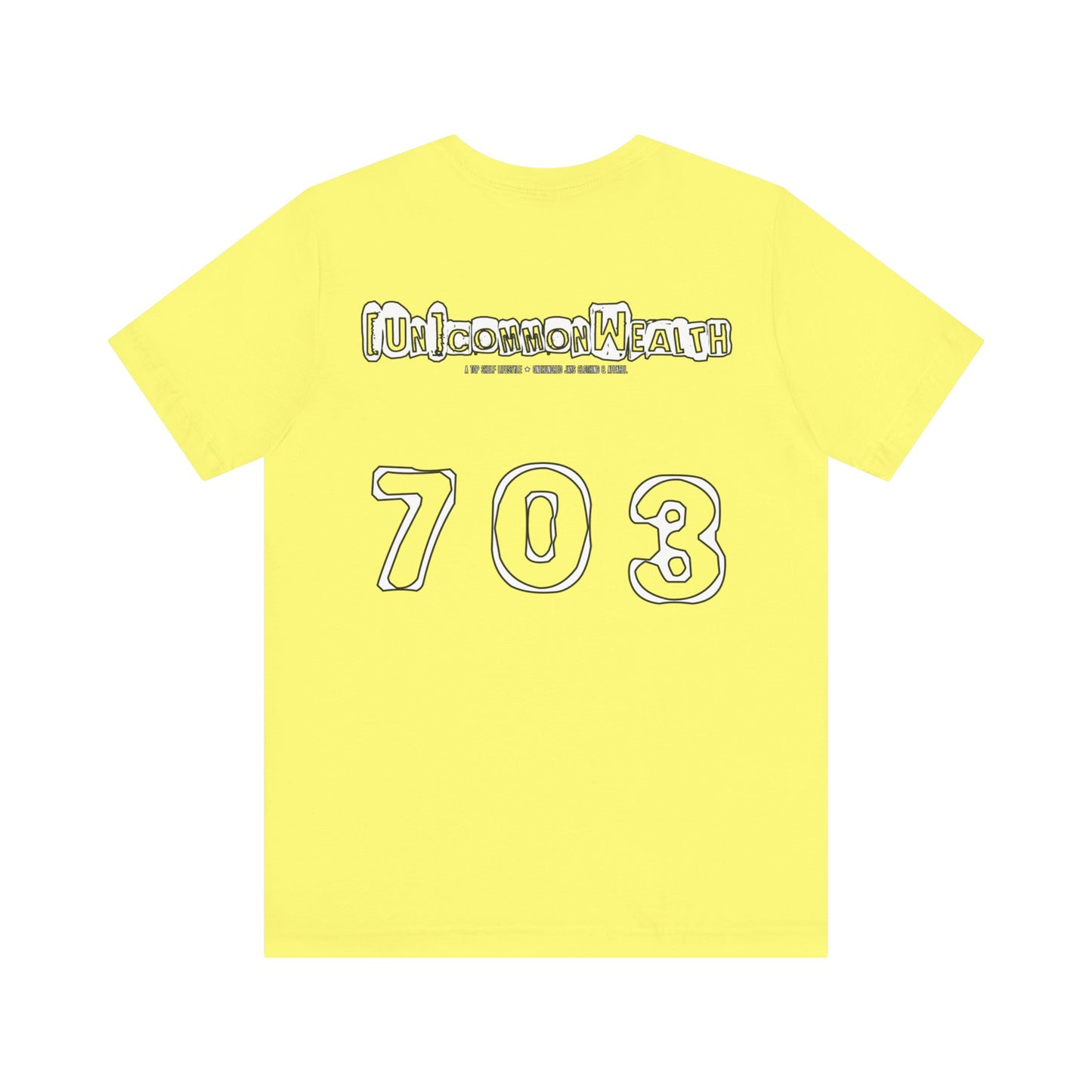 UNCOMMONWEALTH 703 Unisex Jersey Short Sleeve Tee