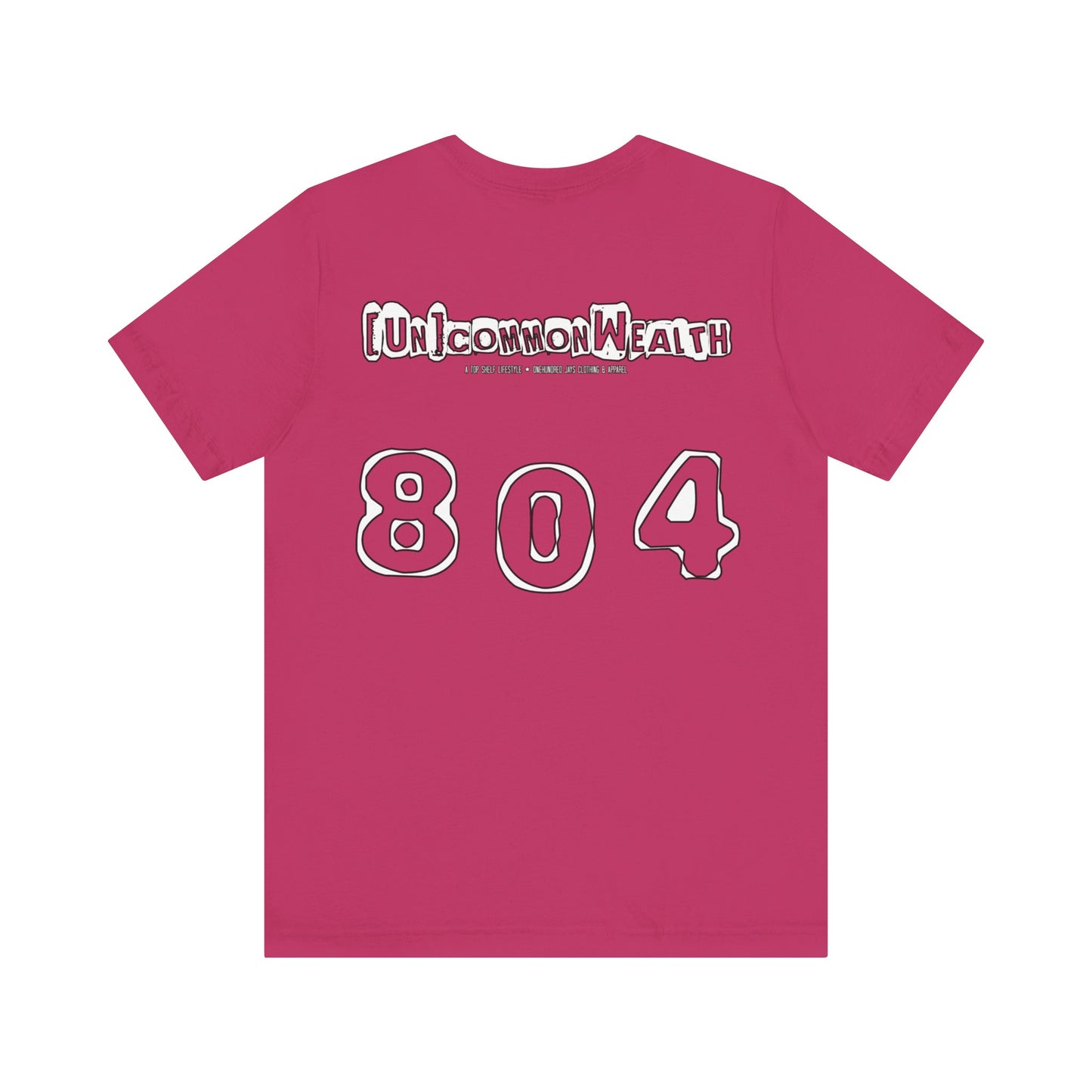 UNCOMMONWEALTH 804 Unisex Jersey Short Sleeve Tee