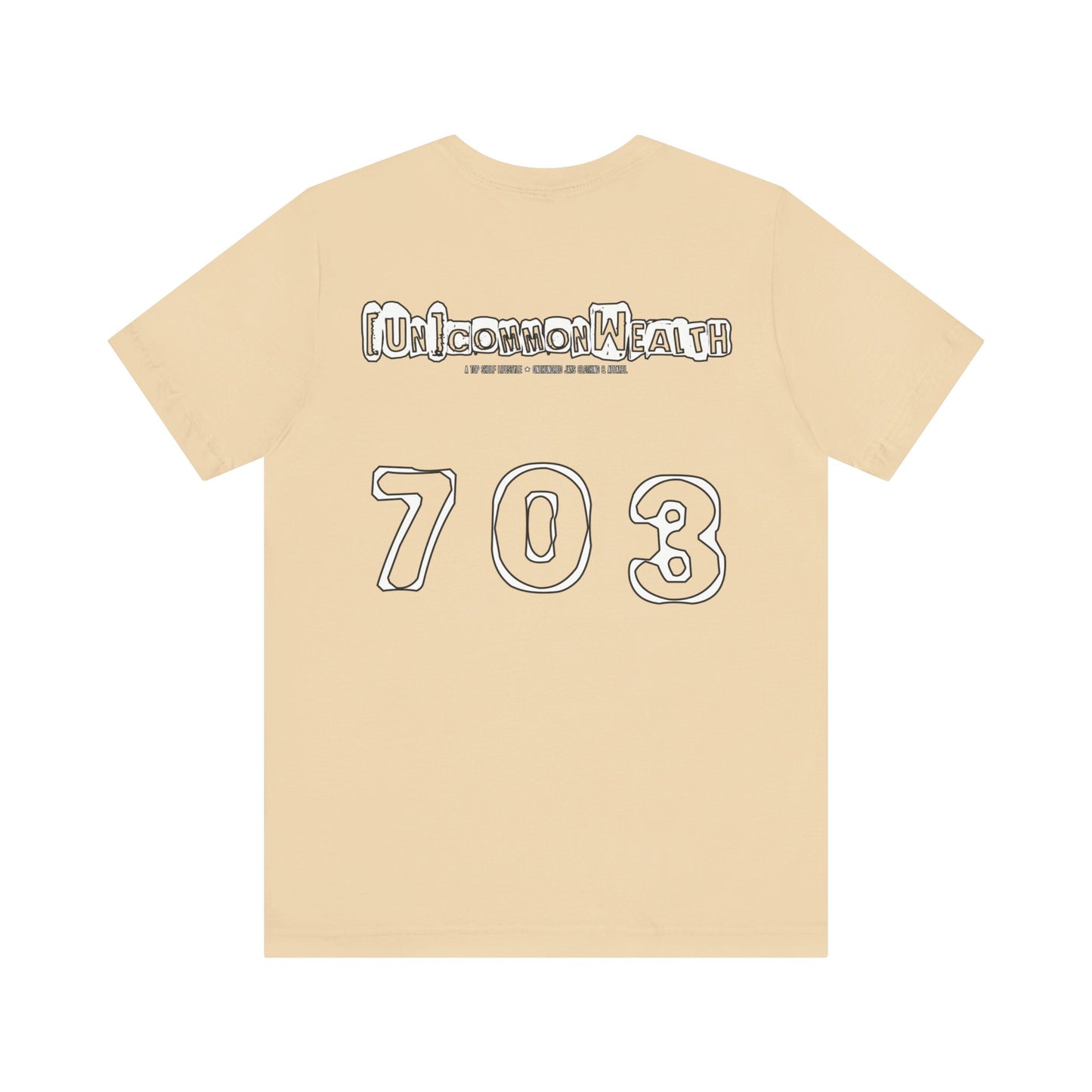 UNCOMMONWEALTH 703 Unisex Jersey Short Sleeve Tee