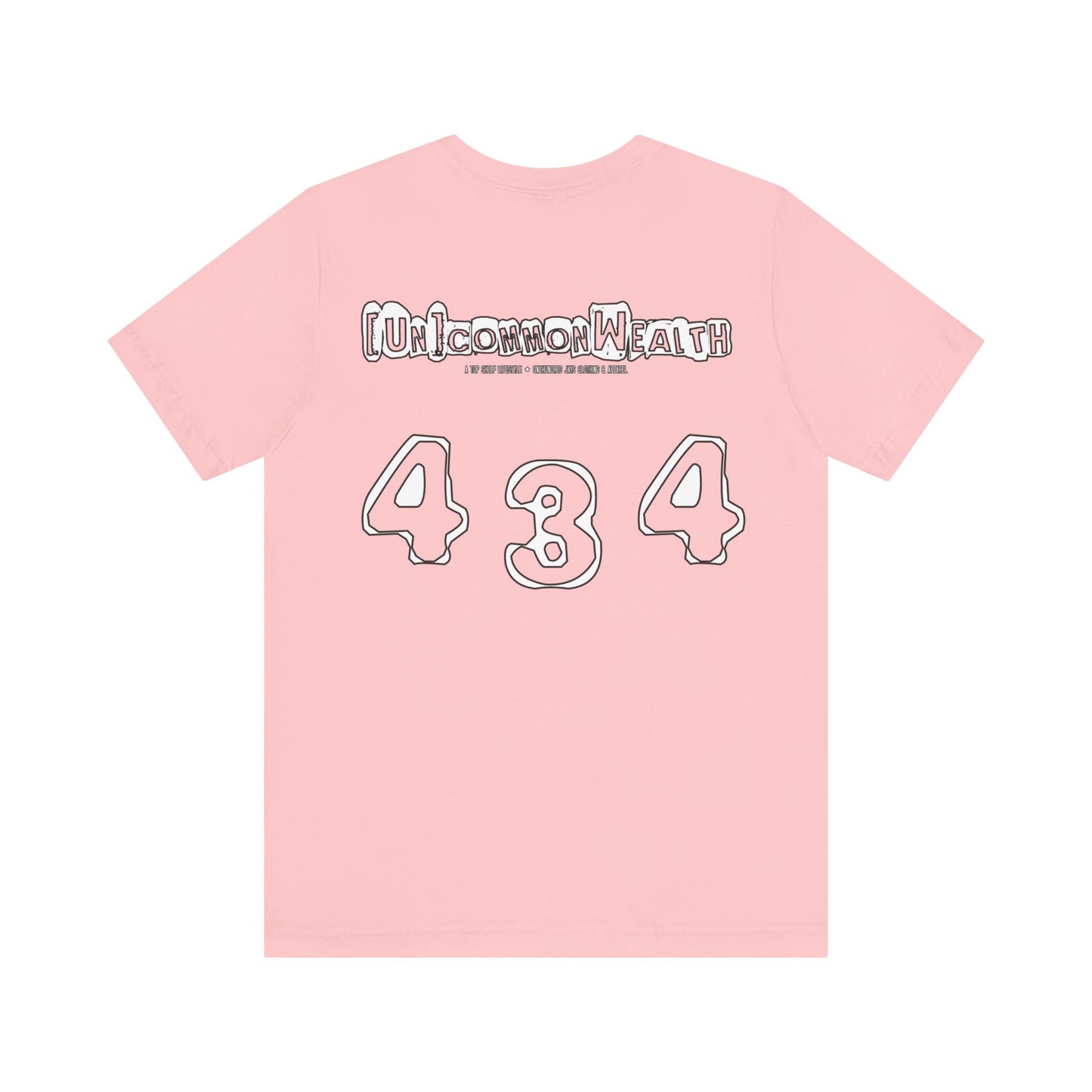 UNCOMMONWEALTH 434 Unisex Jersey Short Sleeve Tee