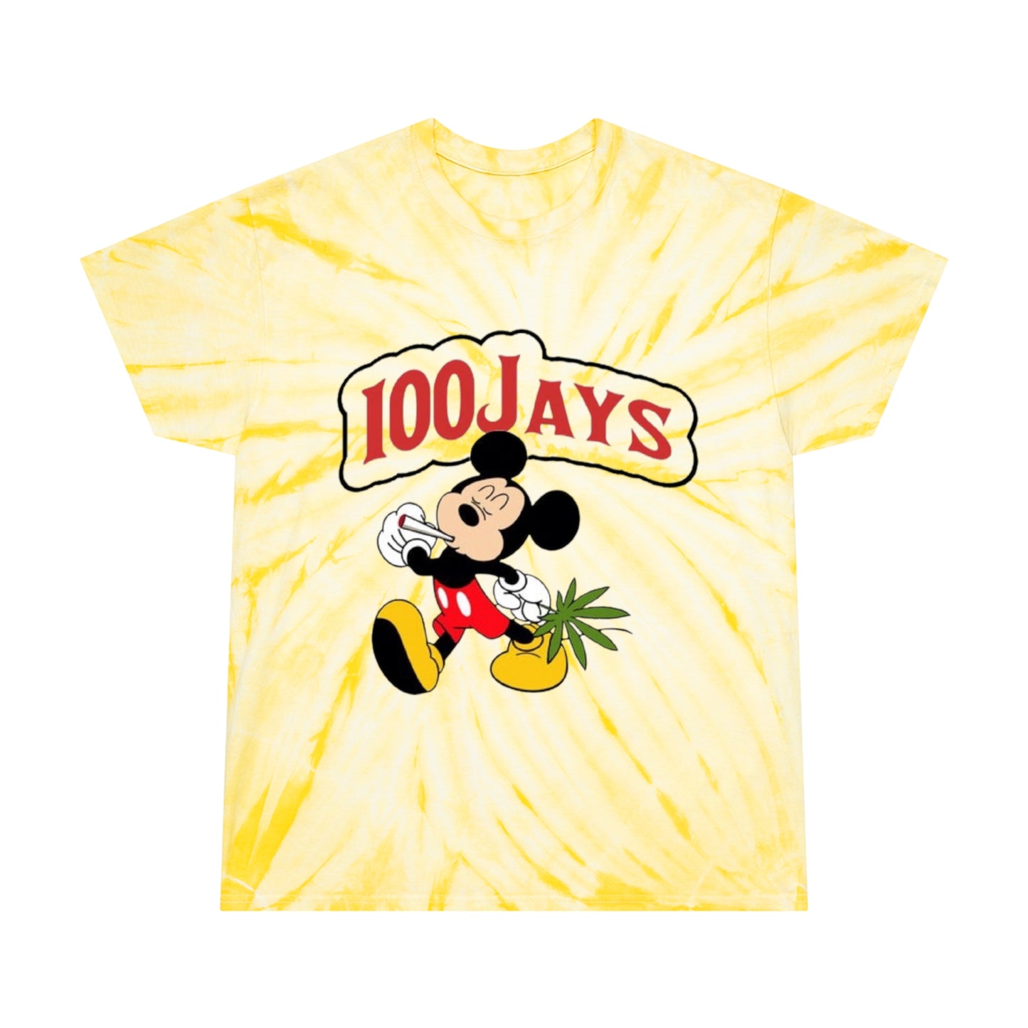 Marijuana Mickey Tie-Dye Tee, Cyclone