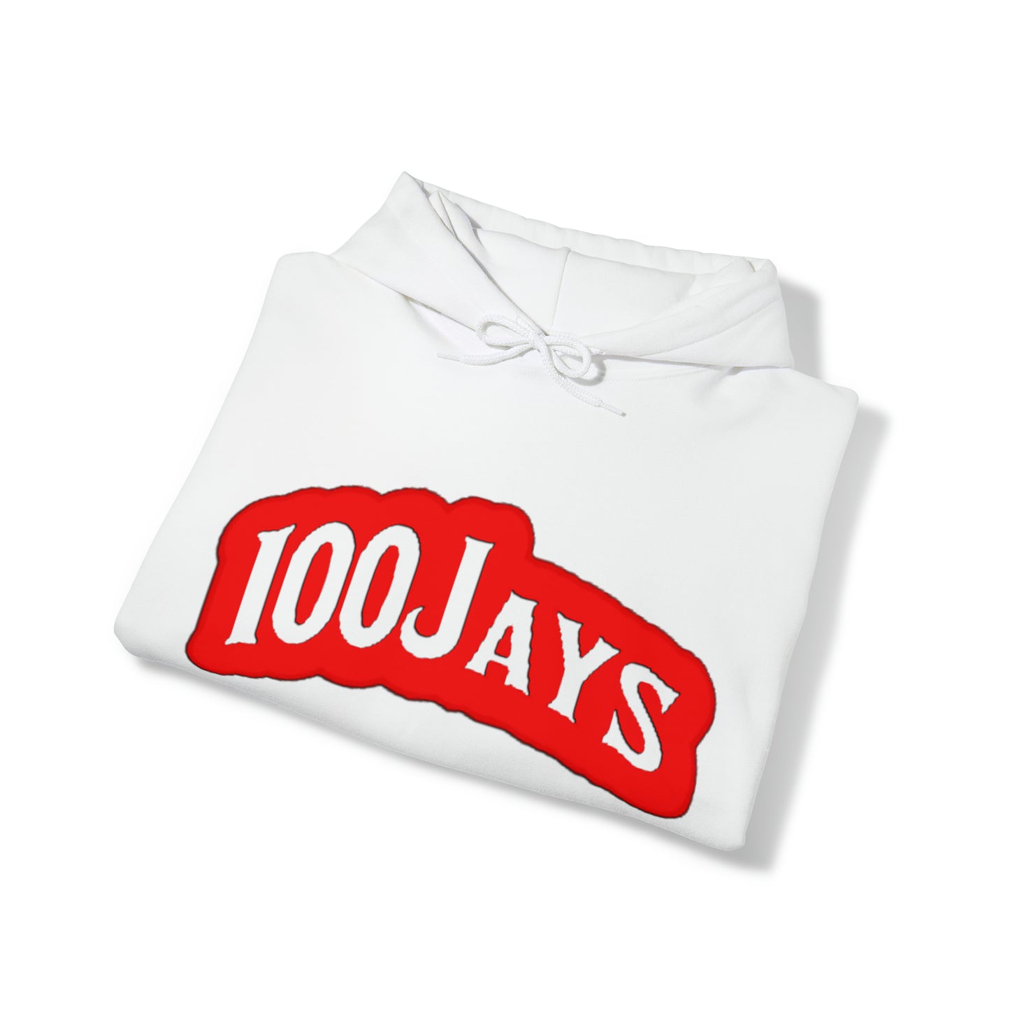 100 Jays Classic Red Unisex Heavy Blend™ Hooded Sweatshirt